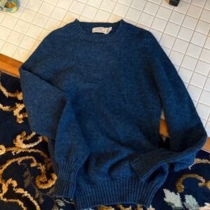 L.L. Bean Women's Navy Crewneck Sweater-made in England. Worn a few times